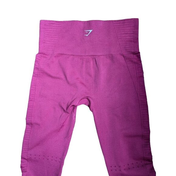 Gymshark Energy Seamless Magenta Leggings Women Size  Small - Picture 6 of 9
